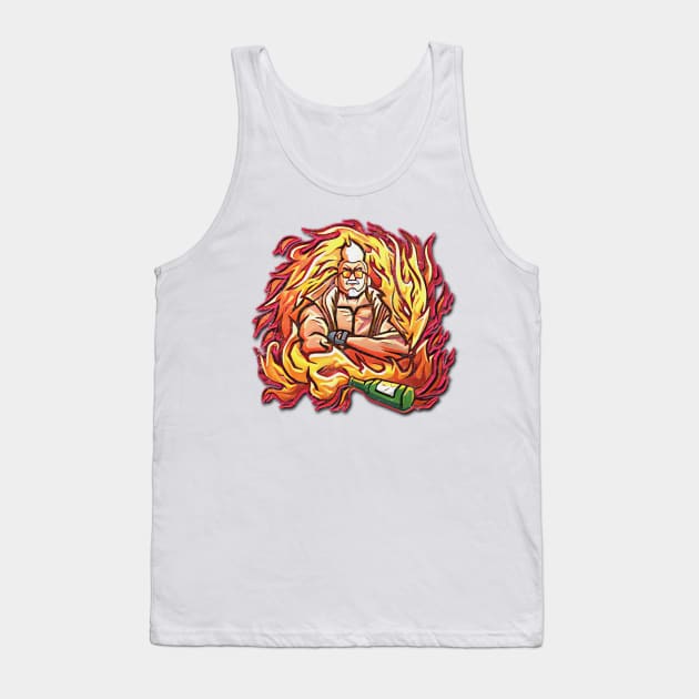 Romanov's Fire Tank Top by WE BOUGHT ZOO